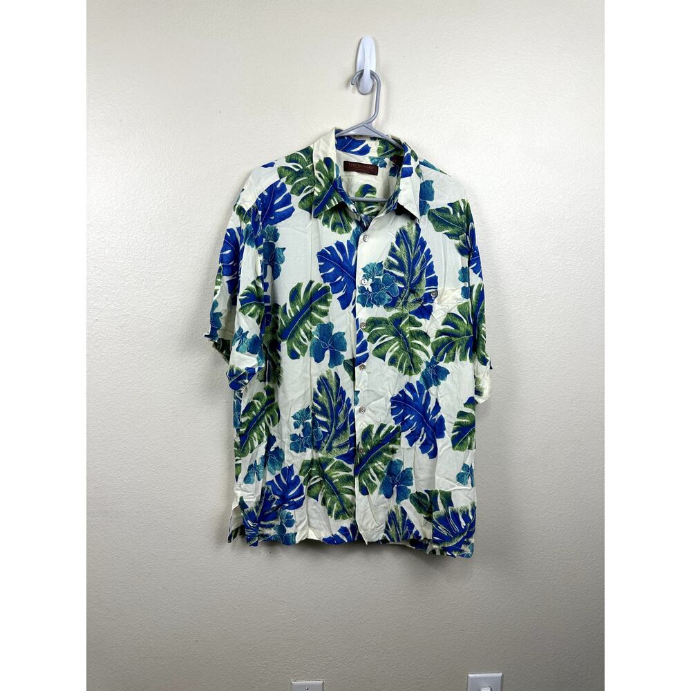 Tori Richard Hawaiian Print Multicolor Men's XL Full Button